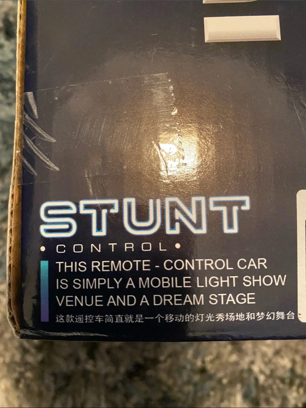 Red Remote Control Concept Stunt Car with LED Wheels